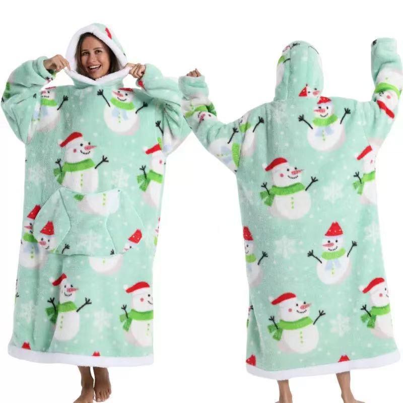 Women's Winter Cozy Velvet Robe - Double-Sided Soft Cotton for Cold Protection and Comfort