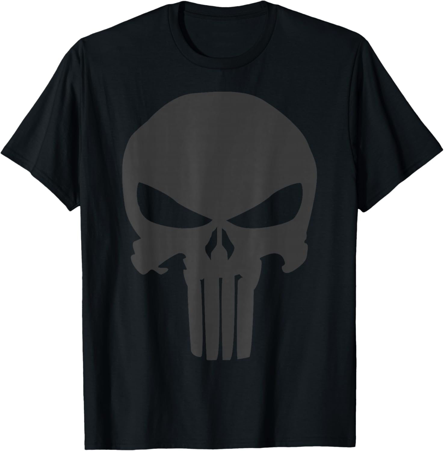 Marvel The Punisher Skull Blacked Out Logo Graphic T-Shirt T-Shirt S
