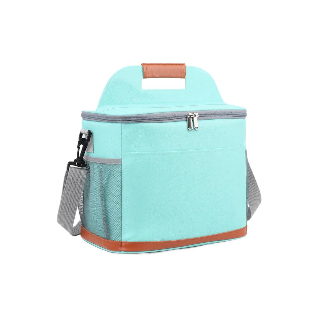 Oxford Cloth Large Picnic Bag Insulated Cooler Bag with Handle and Adjustable Shoulder Strap for Outdoor Use and Food Storage