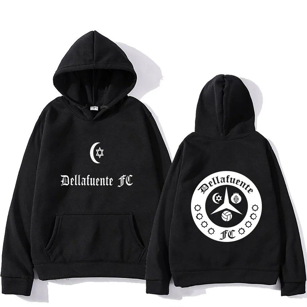 

2023 Dellafuente Casual Hoodies Unisexs Clothes Harajuku Hip Hop Winter Sweatshirt With Hooded Gothic Male Long Sleeve Sudaderas Ho