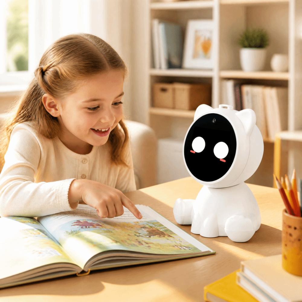 Smart Photo Recognition AI Robot Table-Based Desktop Robot  Educational Play