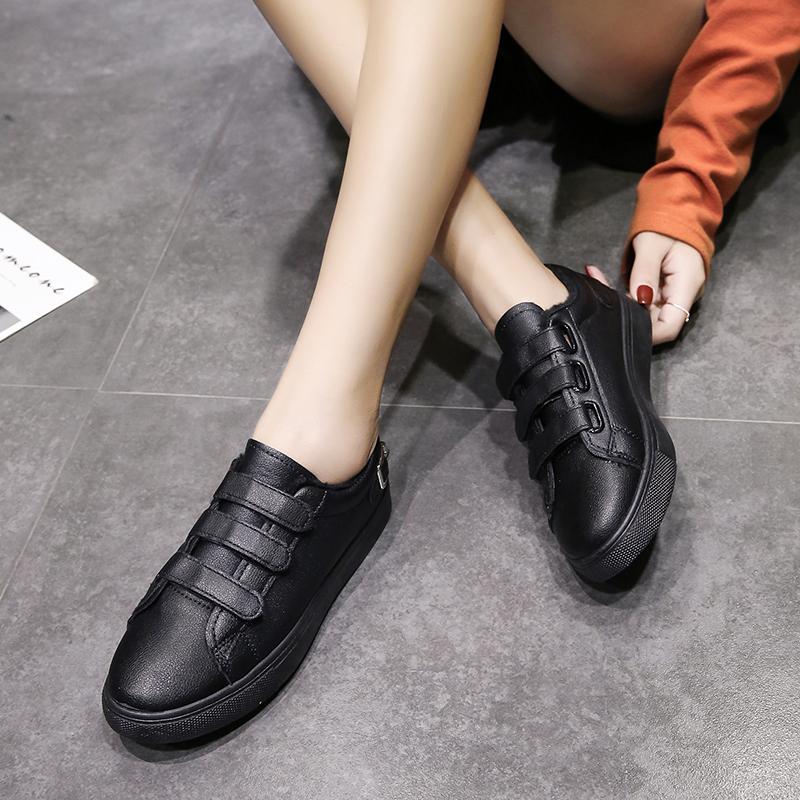 2024 Outdoor leichte lässige vielseitige einfarbige Sport-Damenstiefel mit flachem Boden weiß schwarz Damenschuhe