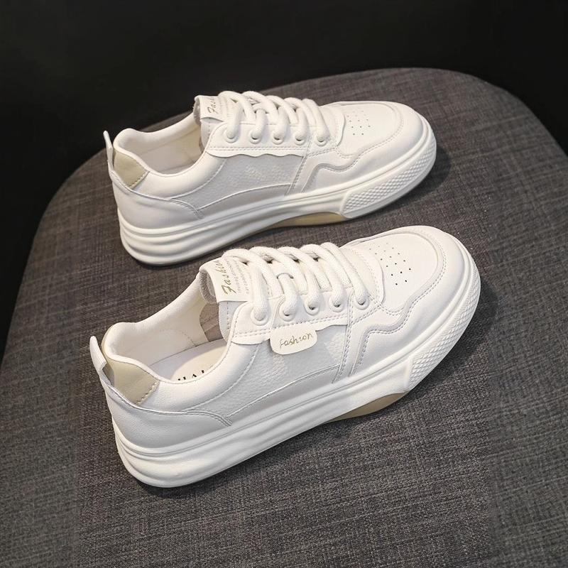 

Flat white shoes women s new versatile breathable spring and autumn wear lazy board shoes student sports and leisure shoes 40 белый