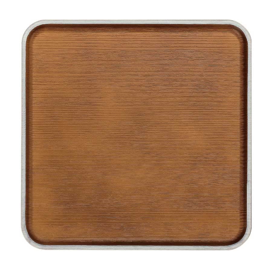 

Showa issoecco 24cm Square Clean Made in 4967866 Tray, White, Coat, Japan, Lightweight, Break-Resistant, Tableware, белый