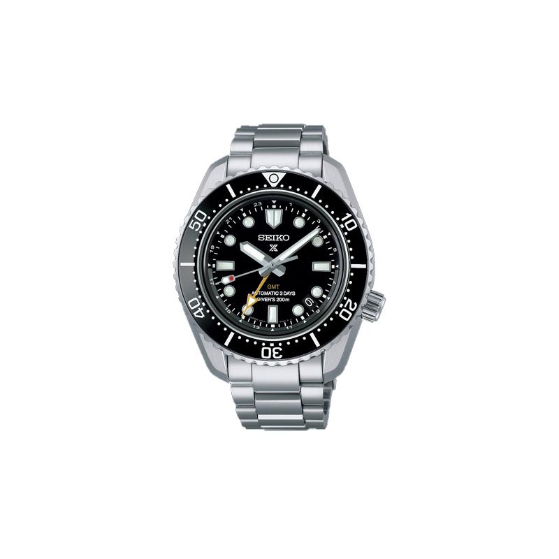 

SEIKO prospex mechanical movement Steel Strap men s watch black dial SBEJ011