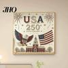 USA Lettering Pearl Art 250th Anniversary Painting Kit, DIY Patriotic Gift Set, Bead Craft Kit for Beginners Adults