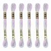 6 Skeins Embroidery Floss, Gradient Colors Polyester Embroidery Threads Bracelets String for Cross-Stitch Hand Embroidery