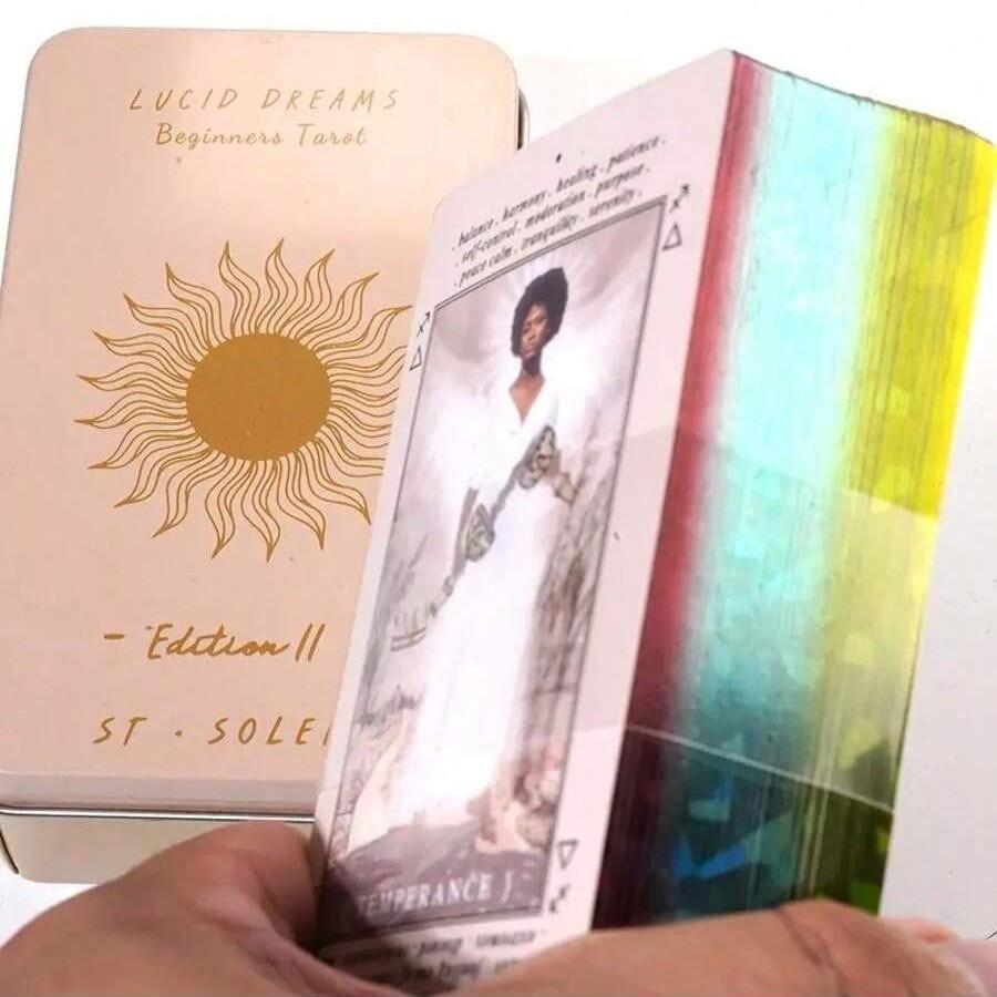 Lucid Dreams Tarot Oracle Cards With Premium Paper For Family Game Nights