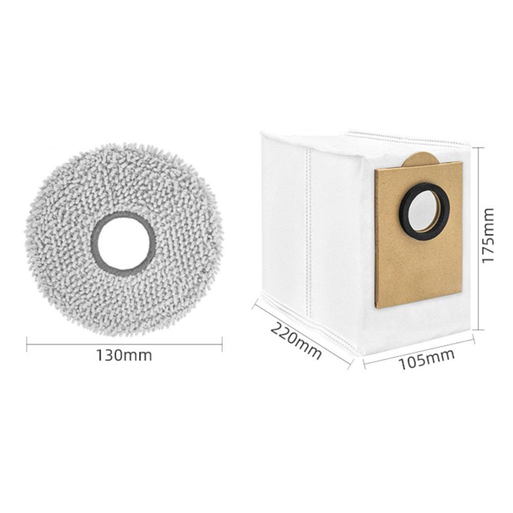 For LEFANT-M3 /M3 For Gen2 Robotic Vacuum Cleaner This Vacuum Cleaner Includes 4 Mop Pads And 6 Dust Bags.