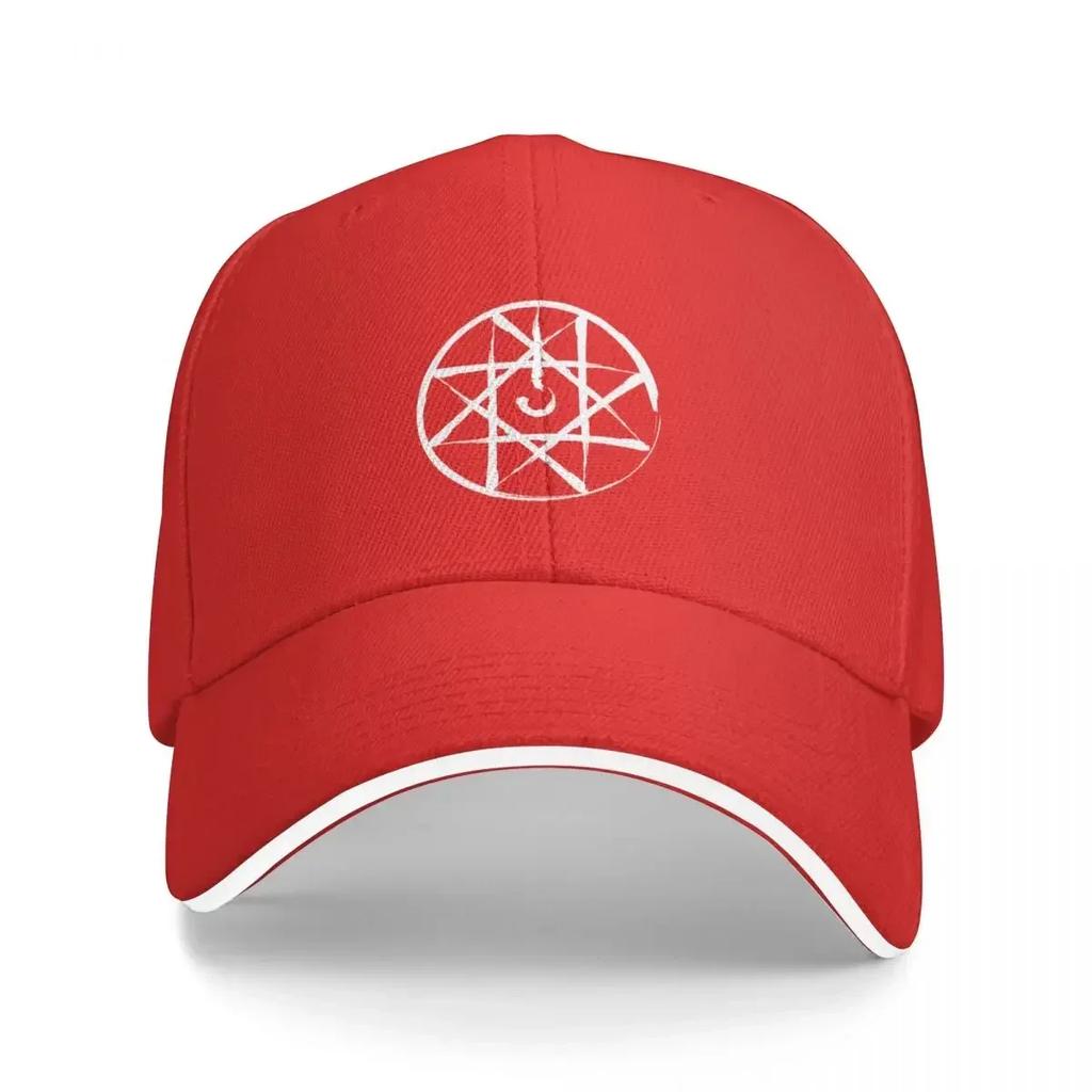 Fullmetal Alchemist - Brothers Anime Manga Logo Baseball Cap Golf Cap Snap Back Hat Fluffy Hat Man Women's