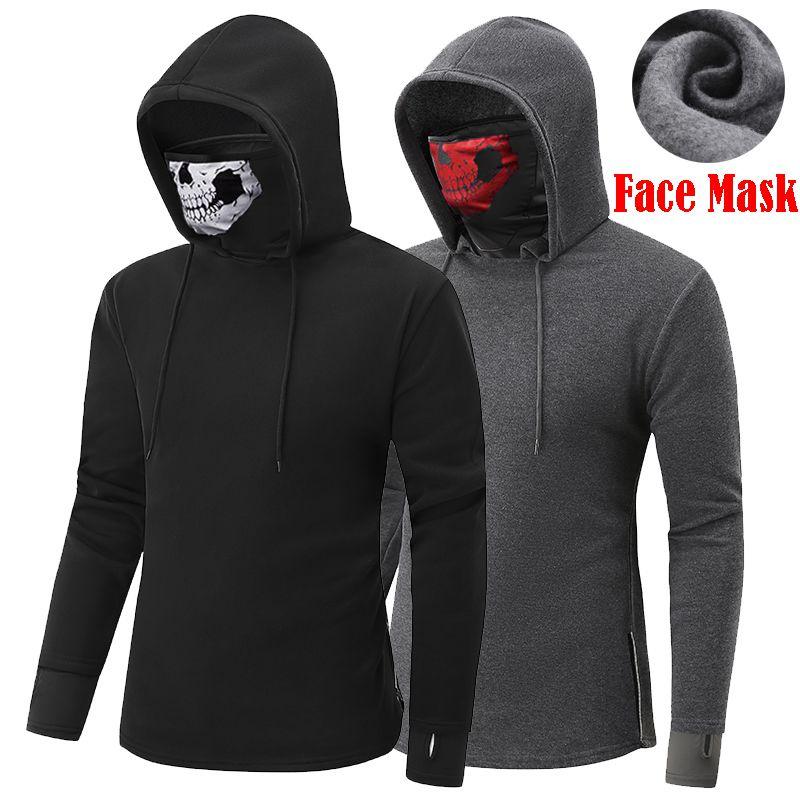 Comfortable Men's Drawstring Pullover Hoodie Sweater With Moisture Wicking
