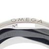 Omega R604CL01001 #10(JP Boyutu) yüzük siyah K18 beyaz altın/seramik Kadın