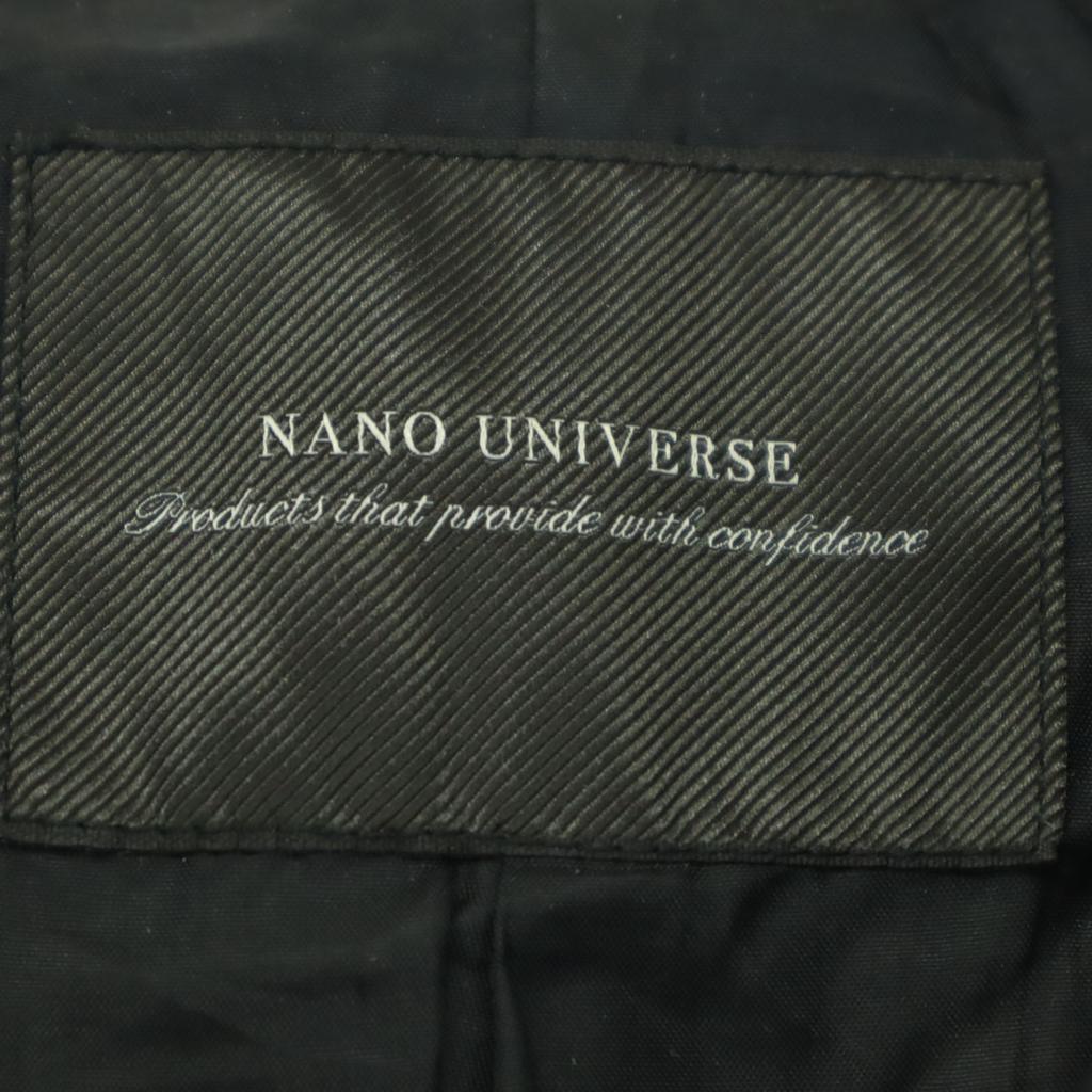 Beauty Products Nano Universe Long Sleeve Hooded Batting Jacket M Black Men's Used