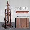 Adjustable Beech Wood Easel: Floor & Tabletop Folding Stand for Sketching & Oil Painting