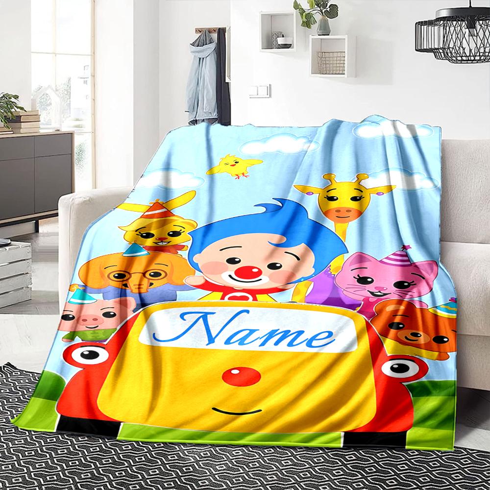 Custom Name Vampirina's Halloween Adventure Blanket for Couch & Bed, Plush Cozy Fuzzy Blanket Super Soft & Warm Blankets for Fall and Winter. 0908124