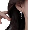 925 Sterling Silver Floral Tassel Earrings - 2023 Trending Women's High-End Stud Jewelry