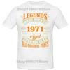 53th Birthday Vintage Legends Born In 1971 53 Years Old T Shirt Streetwear Short Sleeve Gifts Summer Style T-shirt Mens Clothing