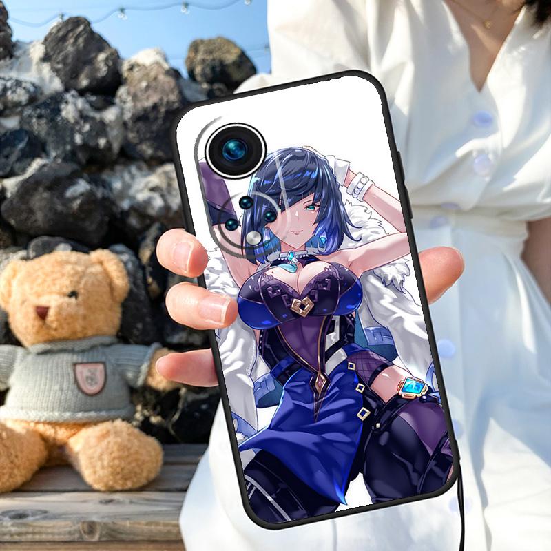 Genshin Impact Yelan Case For Honor Magic 8 7 5 6 Pro X9a X9b X9c X9d X8c X8b Win RT 50 70 90 200 400 Lite Cover