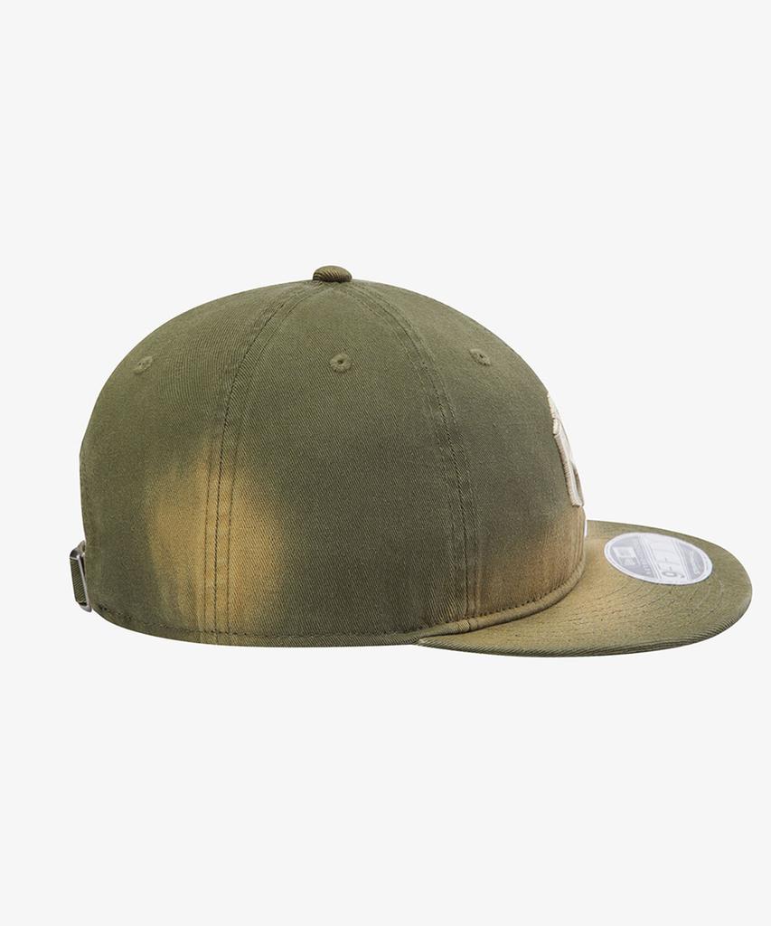 New Era Mlb New York Yankees Faded Wash Retro Crown Strapback New Olive