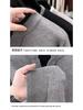 American Lazy Style Men's Patchwork Knitwear: Thick Warm Two-Piece Look Sweater for Autumn/Winter