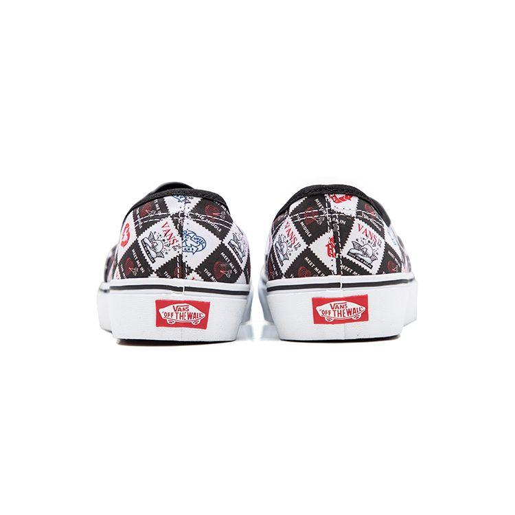 Vans Authentic Heart Checkerboard Low Top Skate Shoes Unisex sneaker Black White VN0A5KRDB0A