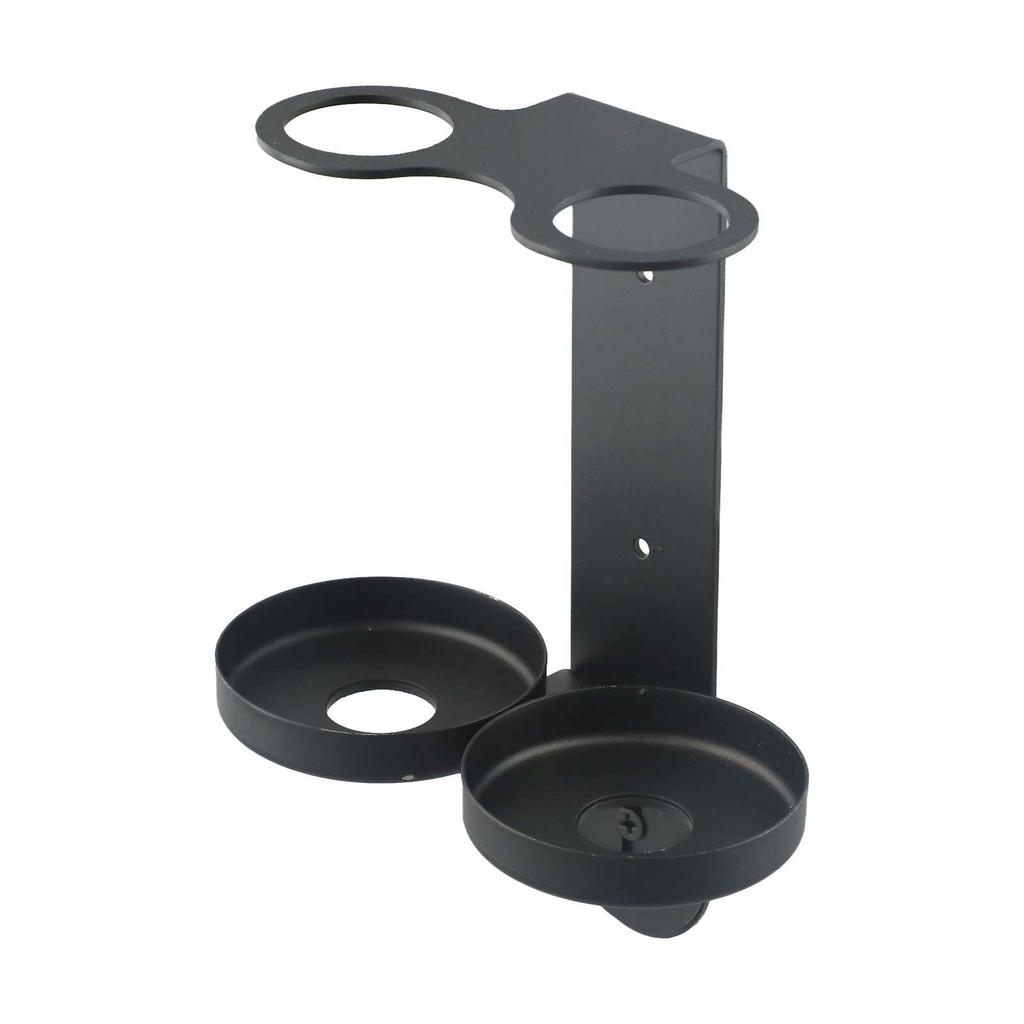 Functional Wall Mount Soap Dispenser Bracket with Shower Gel Shampoo Rack