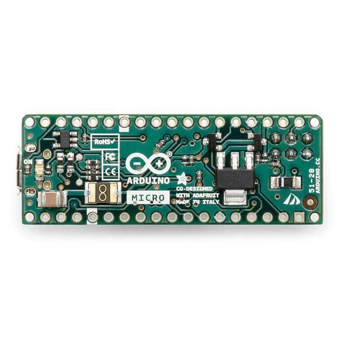Arduino micro - arduino - modèle officiel - sans headers - atmega32u4 - 2 ans de garantie