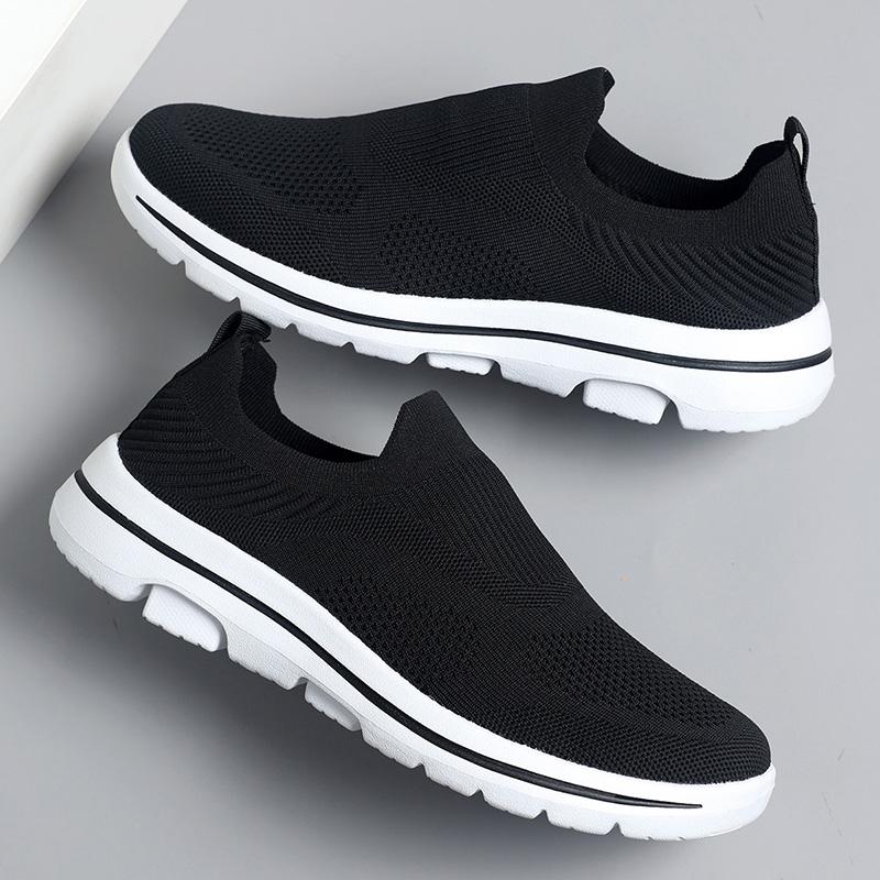 Outdoor Slip on Men's Casual Shoes Comfortable Walking Sneakers Breathable Lightweight Athletic Jogging Sport Shoes Hikihg Shoes