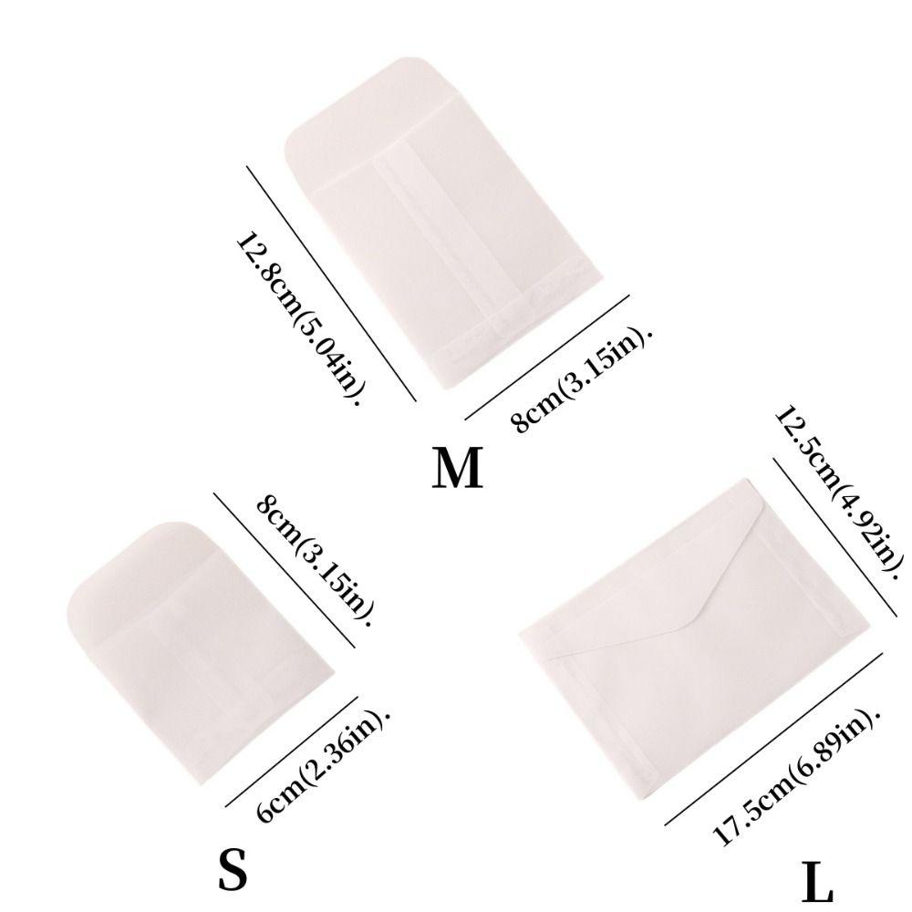 Semi Clear Transparent Envelope Scrub Card Packing Bag Fresh Blessing Thank Envelope  Greeting Card