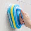 Éponge de nettoyage de cuisine avec manche pour éliminer les taches de salle de bain, de carrelage et de verre - Brosse à récurer épaisse et durable pour les services de nettoyage commerciaux