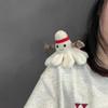 Creative Badminton Unique Plush Keychain Soft Doll Adorable Bag Accessory
