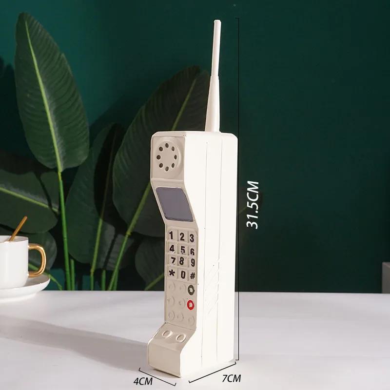 1 ks Železná umělecká starožitná telefonní budka Model Velký bratr 90. léta Nostalgické staré předměty 80. léta Rekvizity Imitace Retro ozdoby Domácí doplňky