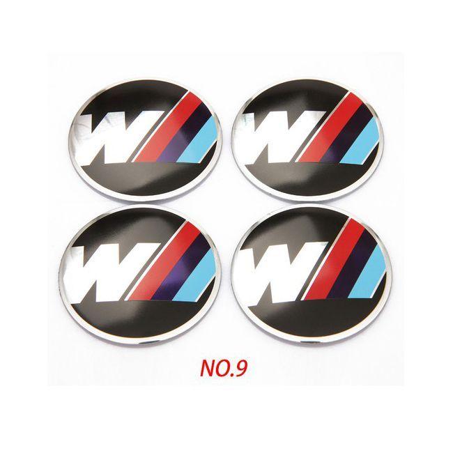 Car Steering Wheel Hub Caps Center Emblem Badge Sticker DIY Sticker For All BMW E46 E39 E38 E90 E60 E36 F30 F20 X1 X3 X5 M Logo