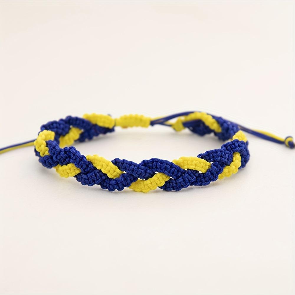 

Богемский плетеный браслет из веревки ручной работы - Унисекс для повседневной носки, подарок