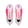 Li Ning BadFive Chase 2 SUPER Abrasion Resistant Anti Twist Grip Low top Basketball Shoes Men's White Red Pink ABFW013-5