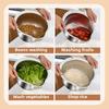 Stainless Steel Rice Washing Basin Inclined Bottom Metal Sieve Colander Rice Fruit Vegetable Strainer Kitchen Cleaning Tools