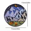 Outdoor Mountain Applique Iron On Patches For Clothing Stickers Camping Adventure Embroidered Patches On Clothes Decorate Badges