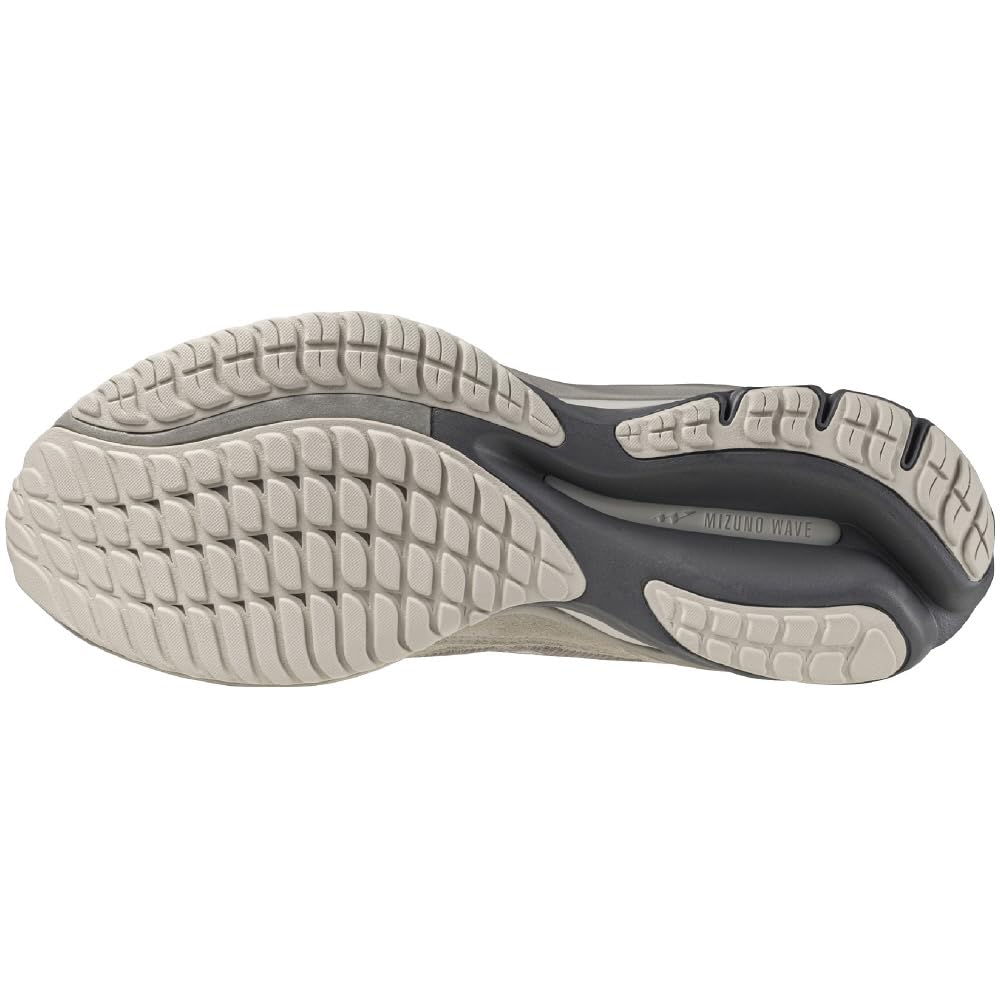 Mizuno Wave Rider B GTX Waterproof Perfect for and Gray x Gray x Light Size 2E Gore-Tex Sneakers, Commuting, School, Lifestyle, Gray, 25.0 cm,