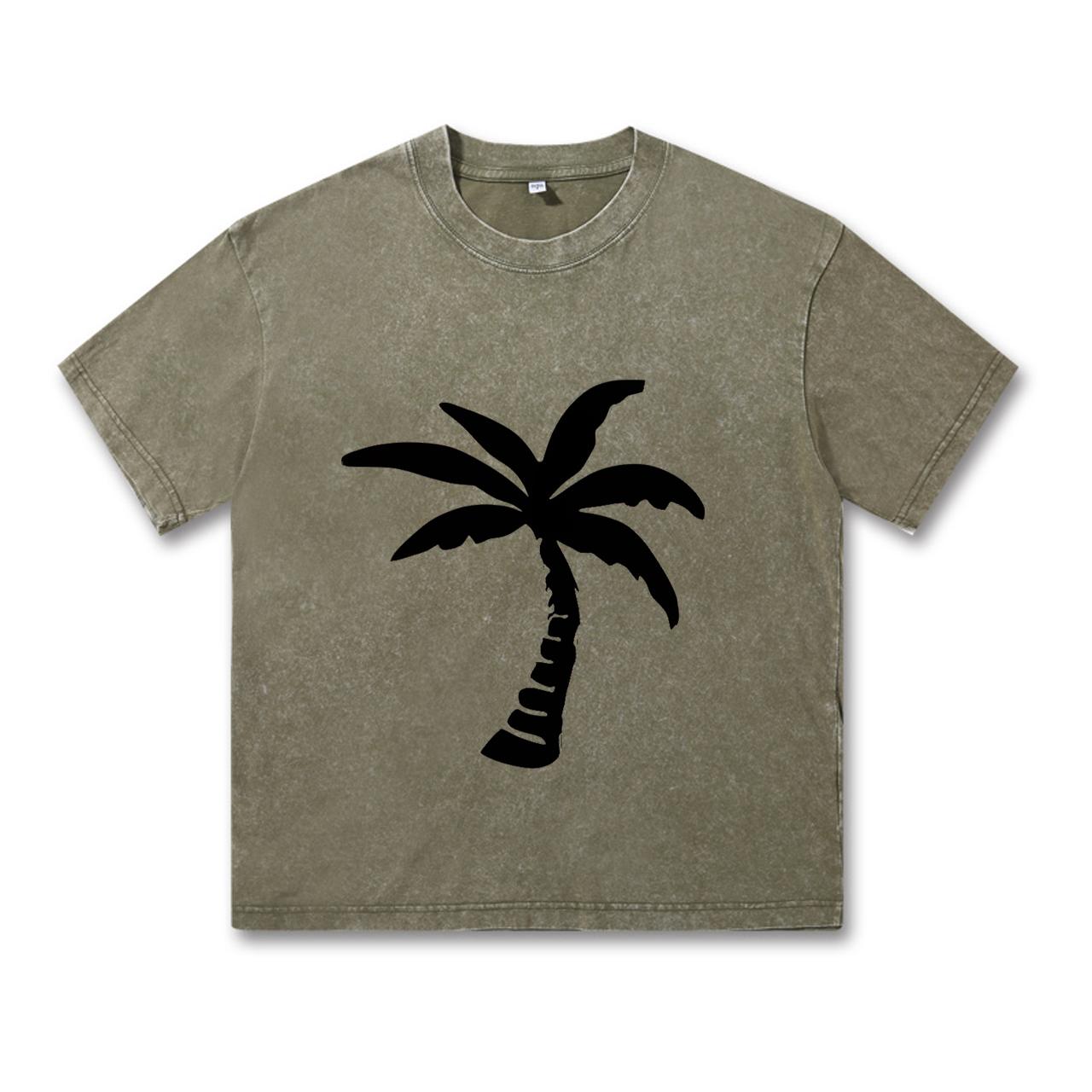 

Футболка в стиле ретро, винтажная, стираная, тяжелая, мужская, с английскими буквами, 100% хлопок, с круглым вырезом, уличная футболка 3XL