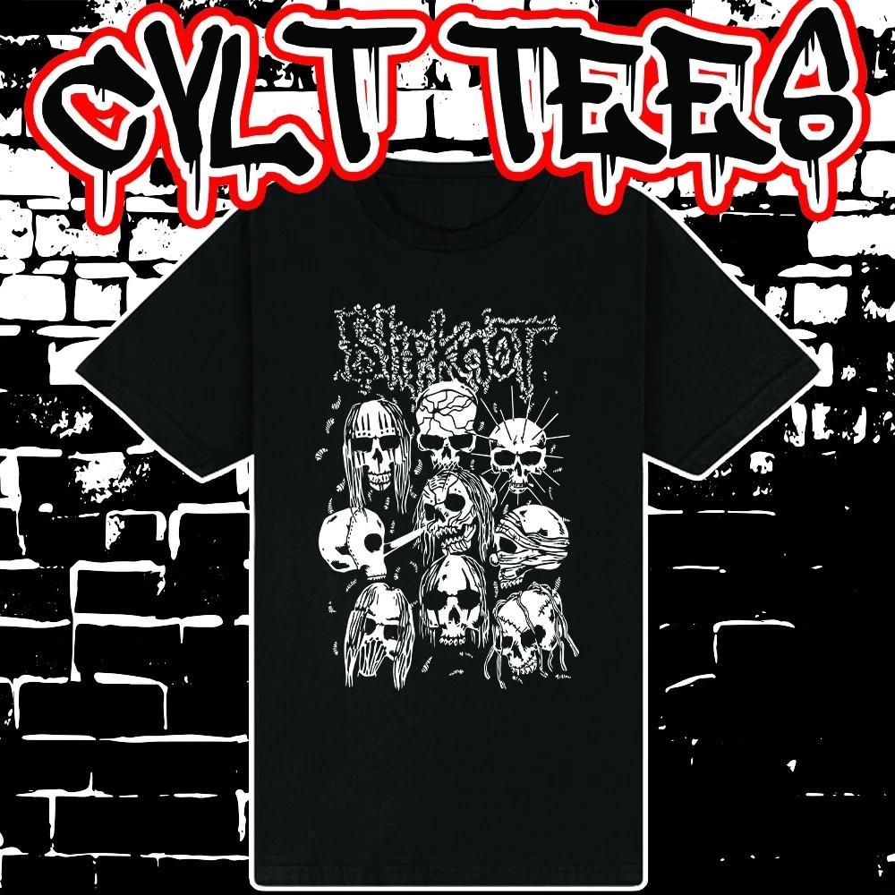 Men s and Women s T-shirts Slipknot Band Tee 100% Cotton XS