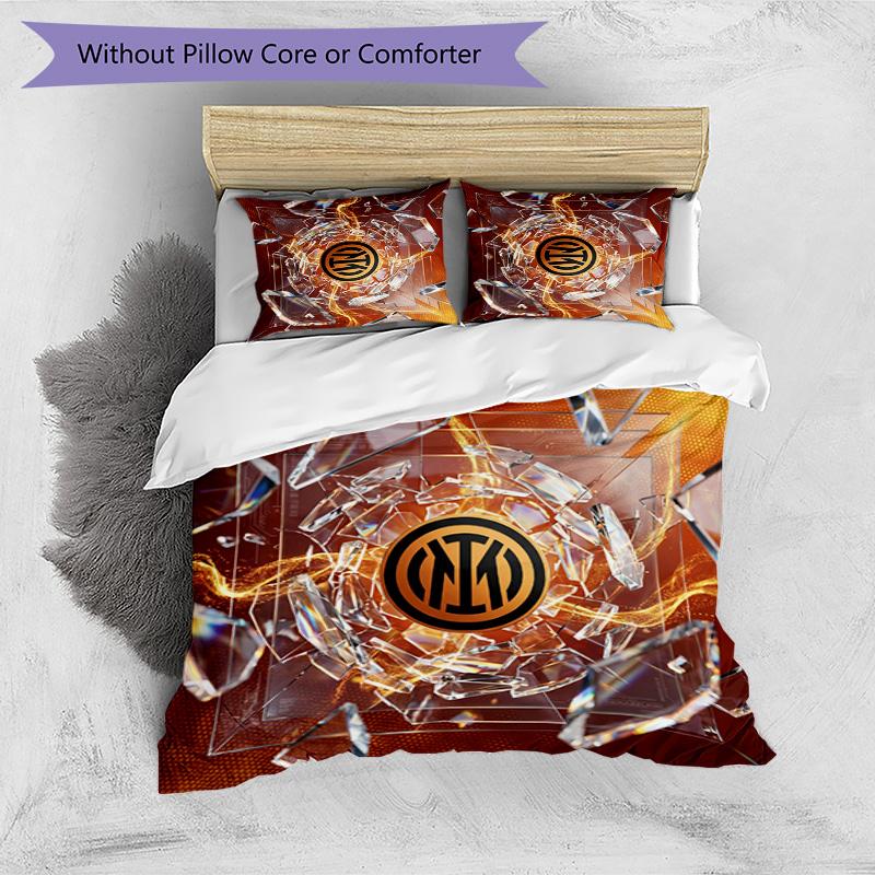 Set Biancheria da Letto 3 Pezzi con Stampa Pattern Borussia Dortmund Morbido Delicato sulla Pelle Lavabile Copripiumino e Federe Set Stagione Unica Camera da Letto