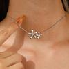Gold Plated Tassel Teardrop Drop Earrings, Minimalist Snake Chain Hoop Dangle Earrings for Women