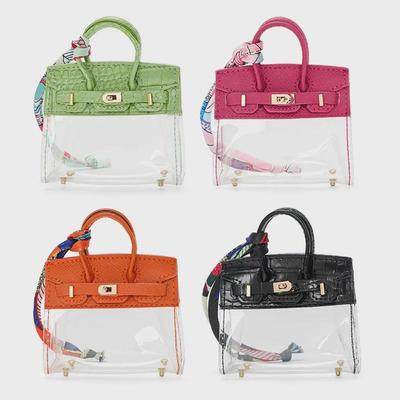 Set Portachiavi Mini Borsetta alla Moda - H-46: Elegante e Compatto per Signore
