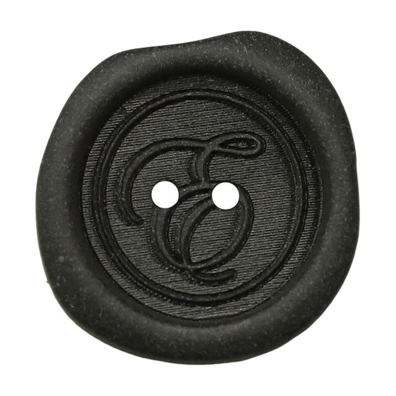 Special-Shaped Two-Eye Buttons, Black And White Resin Buttons, Sweater Jacket Hand-Sewn Buttons, Women'S Sweater Cardigan Buttons