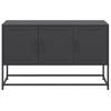 Vidaxl Szafka Pod Telewizor, Czarna, 100,5X39X60,5 Cm, Stalowa