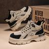 Nowe modne jesienne i zimowe męskie wysokie buty Martin dla studentów, mężczyzn i chłopców, modne buty robocze z miękką podeszwą, ochrona pracy, trampki Martin