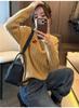 Embroidered Half-Zip Wool Sweater: Versatile New Year Cable Knit Design, Soft & Cozy, Stylish for Women