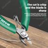 4.5 Inch Mini Diagonal Cutting Pliers Stainless Steel Micro Wire Cutters Needle Nose Pincer Hardware Hand Tools