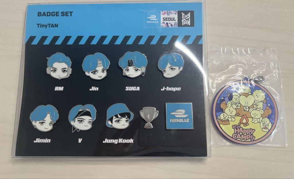 [USED] Extremely Rare BTS TinyTAN Badge, Limited Edition, Limited Edition Gacha