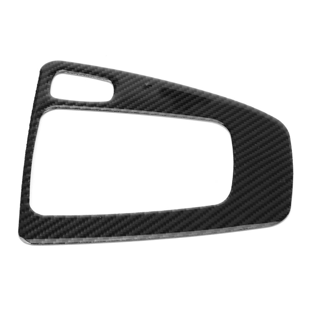 Carbon Fiber Gear Shift Panel Decorative Trim for BMW E90 E92 E93 2005 2012 Right Hand Driver